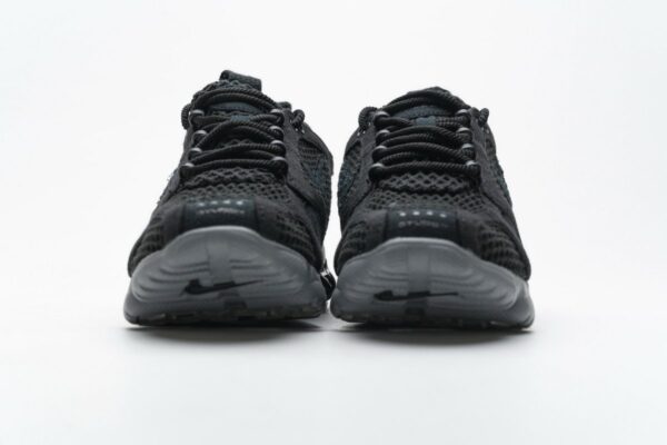 CQ5486-001 Stussy x Nike Air Zoom Spiridon Cage 2 Black Cool Grey - Image 4