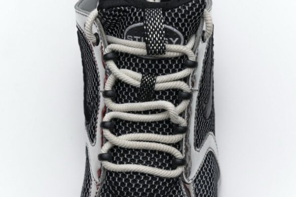 CU1854-001 Stussy x Nike Air Zoom Spiridon Cage 2 Black Silver - Image 9
