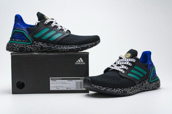 FX8887 adidas Ultra BOOST 20 CONSORTIUM Black Glory Green Real Boost - Image 2