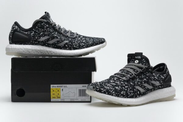 Sneakerboy x Wish x adidas Pure Boost Glow in the dark Real Boos S80980 - Image 2