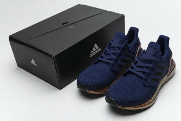 FV4394 adidas Ultra BOOST 20 CONSORTIUM Dark Blue Gold Real Boost - Image 3