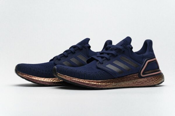 FV4394 adidas Ultra BOOST 20 CONSORTIUM Dark Blue Gold Real Boost - Image 5