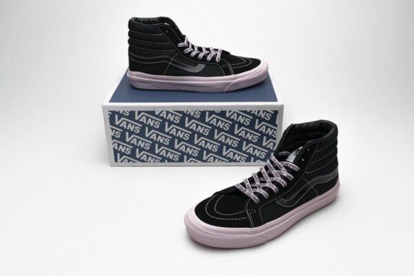 VN0A36C7OYN Vans OG SK8-HI LX Black Pink - Image 4