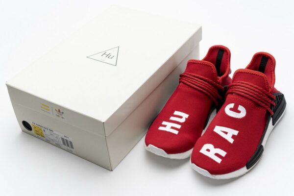 Pharrell Williams x Adidas NMD Human Race “Red” Real Boost BB0616 - Image 3