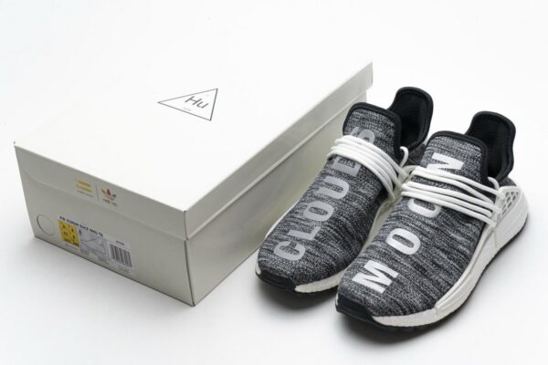 Pharrell Williams x Adidas NMD Human Race “Core Black” Real Boost AC7359 - Image 7