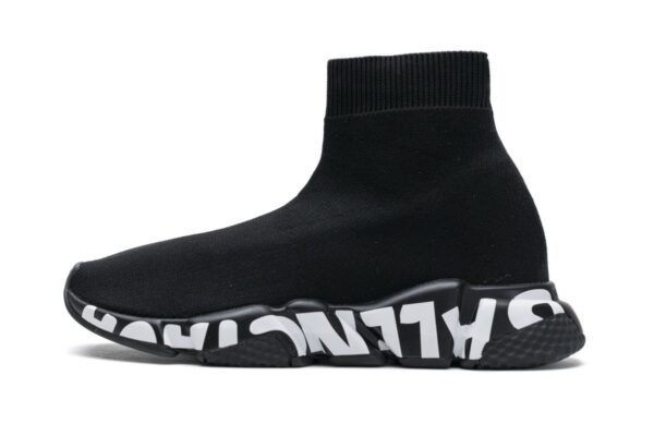Balenciaga Stretch Mesh High Top Sneaker All Black - Image 16