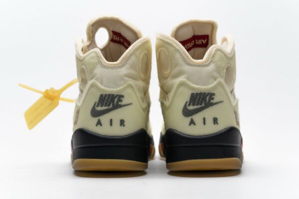 DH8565-100 OFF White x Air Jordan 5 Retro SP Sail - Image 7