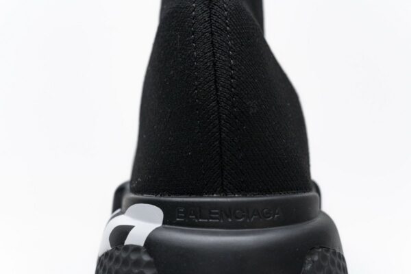 Balenciaga Stretch Mesh High Top Sneaker All Black - Image 8