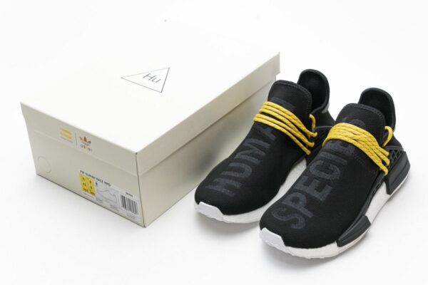 Pharrell Williams x Adidas NMD Human Race “Black” Real Boost BB3068 - Image 3