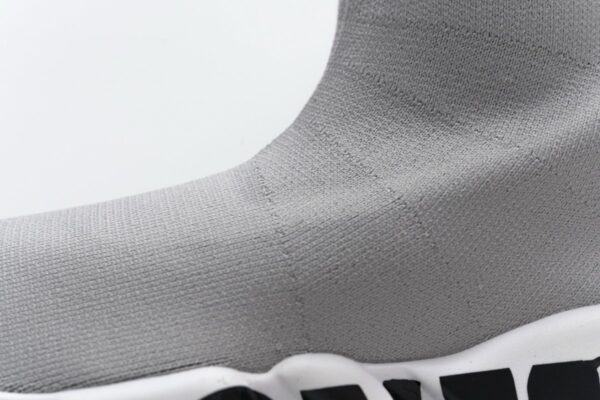 Balenciaga Stretch Mesh High Top Sneaker Grey - Image 11