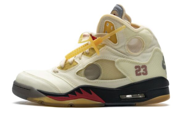 DH8565-100 OFF White x Air Jordan 5 Retro SP Sail - Image 17
