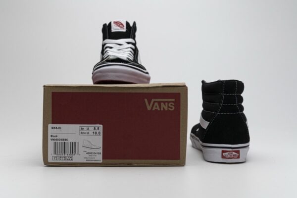 Vans Sk8-Hi Top Unisex VN000D51B8C “Black White” - Image 3