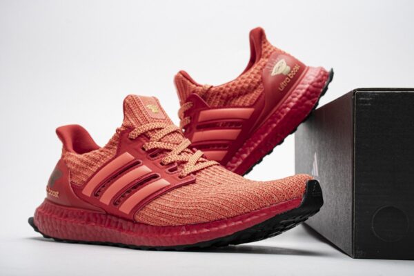 FW3723 adidas Ultra Boost 4.0 Real Boost Chengdu Red Orange - Image 2