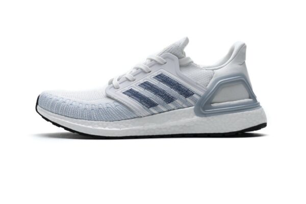 FY3454 adidas Ultra BOOST 20 White Light Blue - Image 16