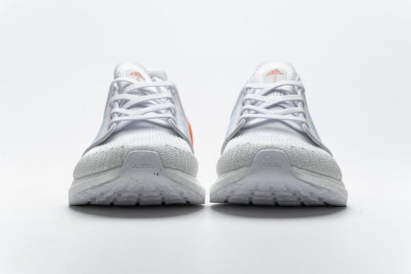 EG0768 adidas Ultra BOOST 20 Primeblue White Blue Orange - Image 4