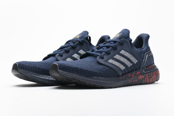 FY3451 adidas Ultra BOOST 20 CONSORTIUM Dark Blue Red Real Boost - Image 5