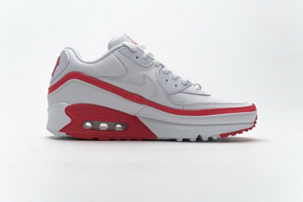 CJ7197-103 Undefeated x Nike Air Max 90 White Red - Image 12