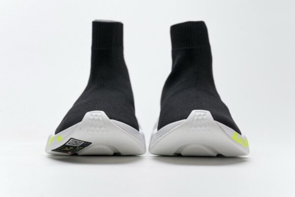 Balenciaga Stretch Mesh High Top Sneaker Black White - Image 5
