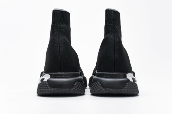 Balenciaga Stretch Mesh High Top Sneaker All Black - Image 7