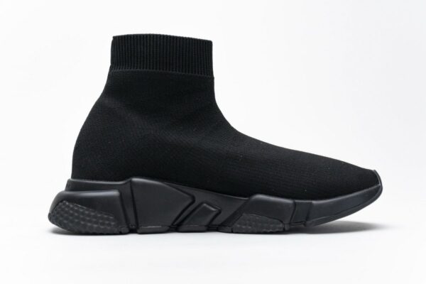 Balenciaga Stretch Mesh High Top Sneaker All Black - Image 15