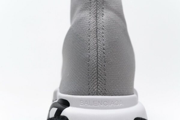Balenciaga Stretch Mesh High Top Sneaker Grey - Image 8