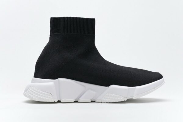 Balenciaga Stretch Mesh High Top Sneaker Black White - Image 14