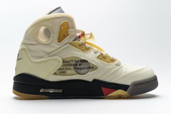 DH8565-100 OFF White x Air Jordan 5 Retro SP Sail - Image 16