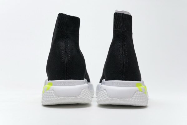 Balenciaga Stretch Mesh High Top Sneaker Black White - Image 7