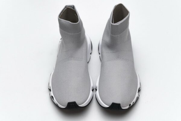 Balenciaga Stretch Mesh High Top Sneaker Grey - Image 4