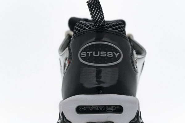 CU1854-001 Stussy x Nike Air Zoom Spiridon Cage 2 Black Silver - Image 15