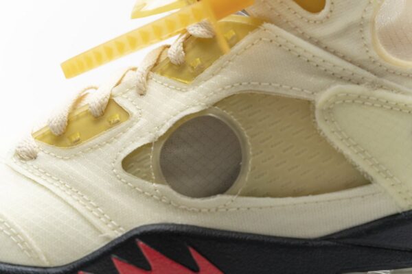 DH8565-100 OFF White x Air Jordan 5 Retro SP Sail - Image 11