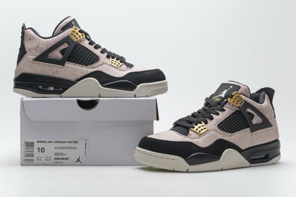 AQ9129-601 WMNS Air Jordan 4 Retro -Silt Red - Image 2