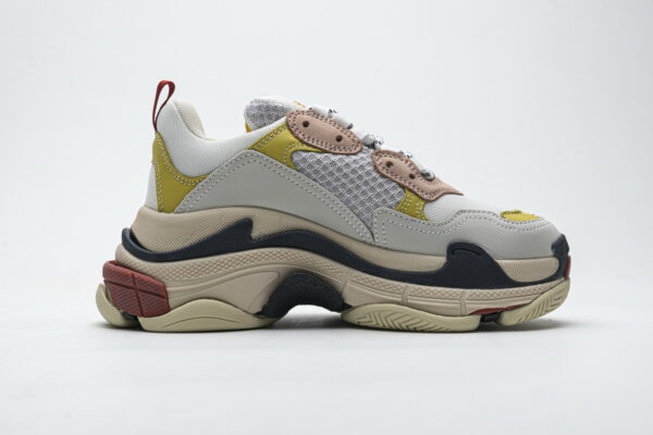 490672 W09O5 9035 Balenciaga Triple S Black Yellow Pink - Image 5