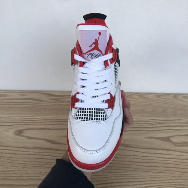 308497-110 Air Jordan 4 Retro Fire Red - Image 6