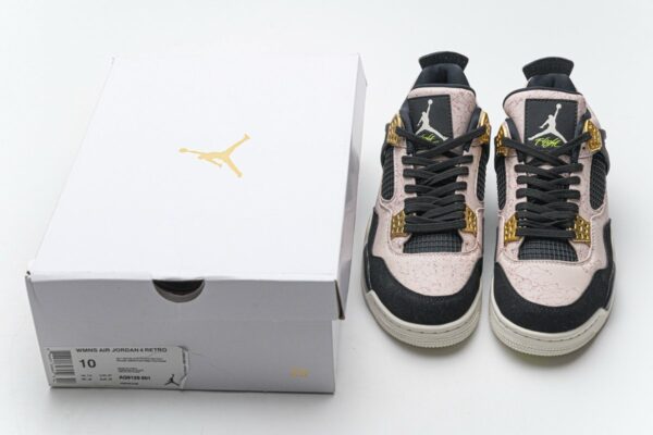 AQ9129-601 WMNS Air Jordan 4 Retro -Silt Red - Image 3