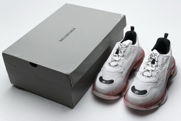 0625 W09O1 Balenciaga Triple S Milk White Black - Image 4