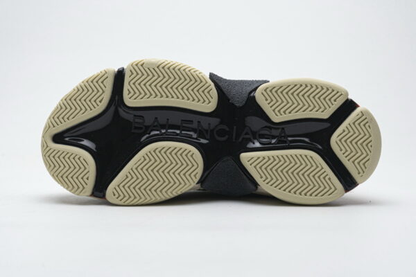 490672 W09O5 9035 Balenciaga Triple S Black Yellow Pink - Image 4