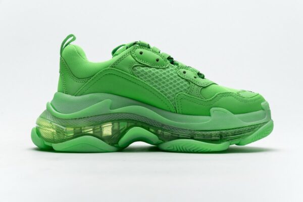 544351 W09OL 3801 Balenciaga Triple S Fluo Green - Image 10