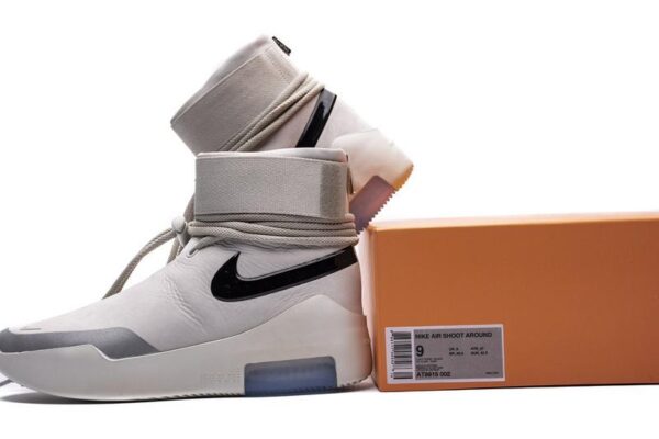 Fear of God x Nike Air Shoot Around "Light Bone" AT9915-002 - Image 3