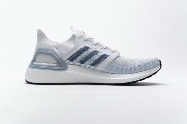 FY3454 adidas Ultra BOOST 20 White Light Blue - Image 15