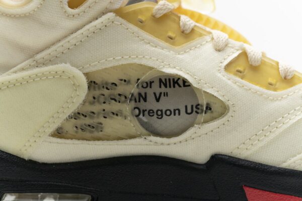 DH8565-100 OFF White x Air Jordan 5 Retro SP Sail - Image 15