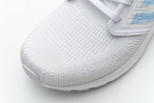 EG0768 adidas Ultra BOOST 20 Primeblue White Blue Orange - Image 11