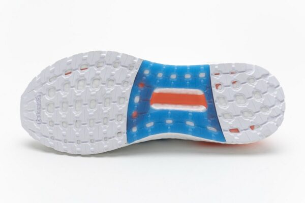 EG0768 adidas Ultra BOOST 20 Primeblue White Blue Orange - Image 15