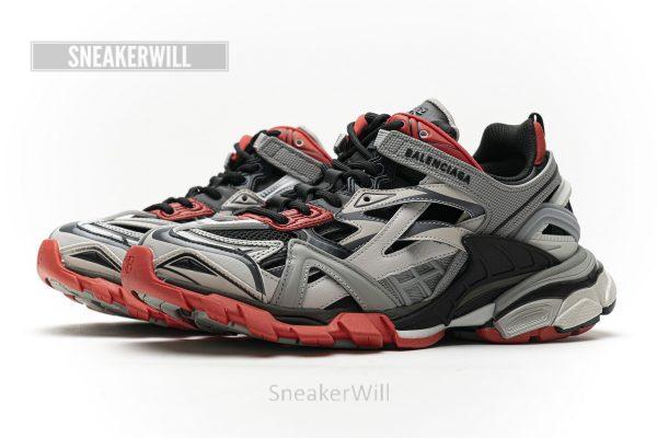 GT Batch Balanciaga Track Black Grey Red - Image 5