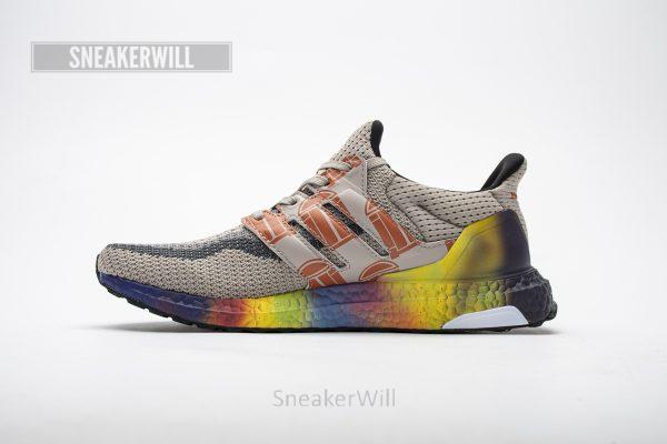 FW3726 Adidas Ultra Boost 2.0 Real Boost Shanghai Grey Yellow - Image 4