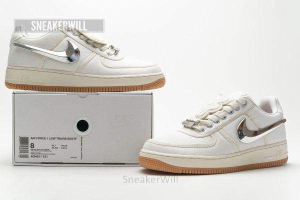 AQ4211-101 Travis Scott x Nike Air Force 1“Sail” - Image 2