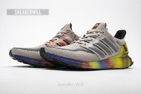 FW3726 Adidas Ultra Boost 2.0 Real Boost Shanghai Grey Yellow - Image 3