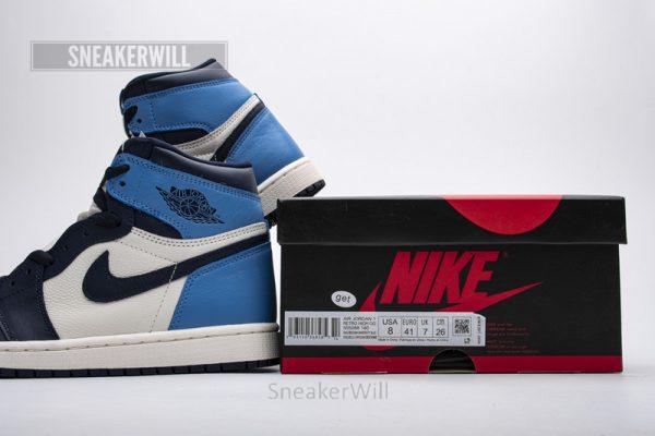 555088-140 Air Jordan 1 Retro High OG “Obsidian University Blue” - Image 2
