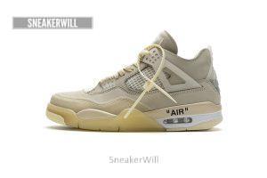 CV9388-100 OFF White x Air Jordan 4 Sail