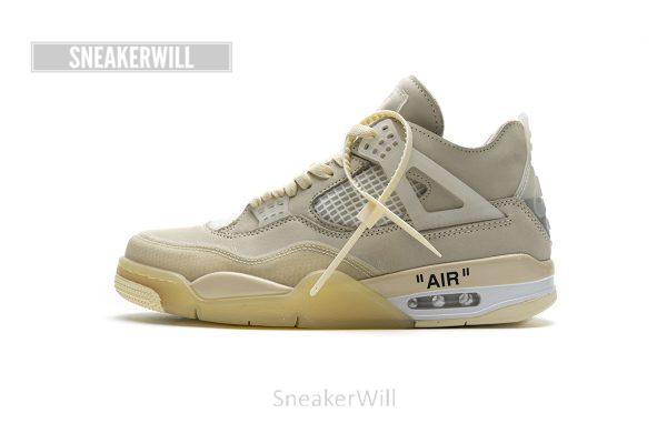 CV9388-100 OFF White x Air Jordan 4 Sail